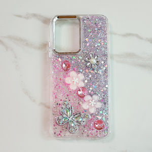 <span class=keywords><strong>Fundas</strong></span> Personalizadas <span class=keywords><strong>para</strong></span> Celular con Diseño Degradado 3D, Brillantina, Diamantes de Imitación, Mariposas y Flores <span class=keywords><strong>para</strong></span> Mujeres, Compatibles con <span class=keywords><strong>Oppo</strong></span> A17, A7 Pro Max, Find X9 - Product Image 6