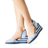 Chaussure d'été en corde de chanvre, Espadrille à plateforme haute, sandales compensées pour femmes, nouvelle collection