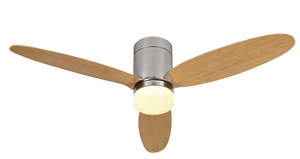 Modern ABS 3 Blades 52 Inch 3000-6000K <b>Ceiling</b> <b>Fan</b> <b>Light</b> Indoor <b>Remote</b> <b>Control</b> Reversible DC Motor Quiet for Bedroom - Product Image 3