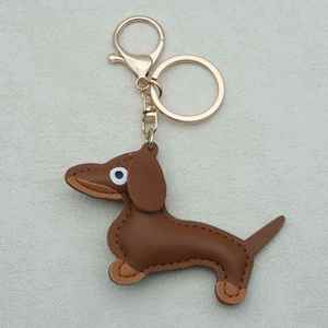 Porte-clés en métal chien teckel, pendentif mignon pour sac en cuir, décoration intérieure de voiture, cadeau pour amoureux des animaux, accessoire très prisé - Product Image 6