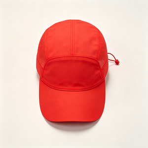 Casquette de course unisexe à séchage rapide avec ouverture pour queue de cheval, dos en maille respirante, légère, protection UPF50+, chapeau de sport et de camping en toile à 5 panneaux, réglable - Product Image 2