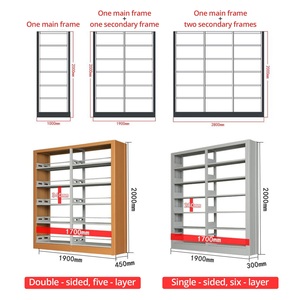 Vendita calda in metallo scaffale in acciaio ferro <span class=keywords><strong>libreria</strong></span> supporto <span class=keywords><strong>da</strong></span> pavimento per la scuola di casa ufficio <span class=keywords><strong>sala</strong></span> palestra per bambini uso biblioteca - Product Image 3
