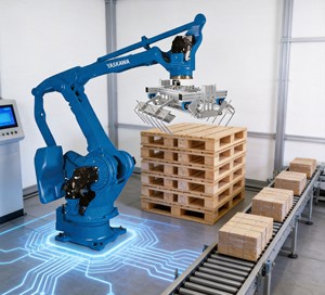 Brazo Robótico PL800 con Capacidad de Carga Súper Pesada de 800 kg, Robot Automático de Paletización y Despaletización para Fábrica - Product Image 2