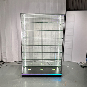 Nhà máy trực tiếp tùy chỉnh 6ft khói cửa hàng tùy chỉnh <span class=keywords><strong>Showcase</strong></span> Tempered Glass hiển thị đầy đủ tầm nhìn <span class=keywords><strong>Showcase</strong></span> với đèn LED - Product Image 4