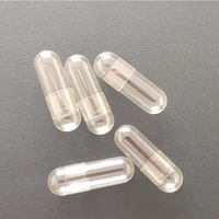 Capsules végétariennes vides sans dioxyde de titane, logo personnalisé imprimé, transparentes, en vrac