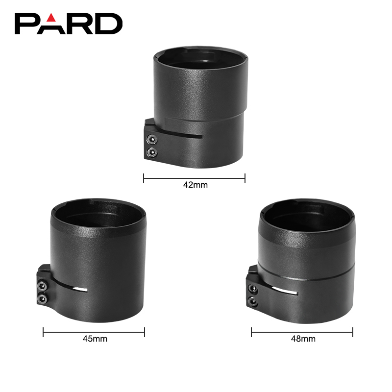 PARD NV007 адаптер 3 размера 42/45/48 мм Охотничьи Аксессуары для цифрового ночного видения NV007 серии