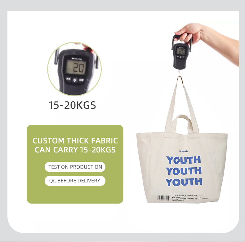 2022 Hot Selling Canvas Bag Beach Shopping Bag Tote Tote Bag Pocket