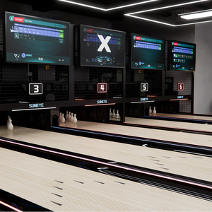 Piste de bowling intérieure, Bowlingbahn, salle de bowling Duckpin avec système de retour de boules - Product Image 2