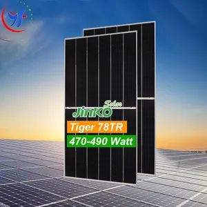 jinko solarpanel 490 w auf lager tiger 78tr 470-490 watt p-typ einseitiges solarpanel jkem470m-7rl3 jinko