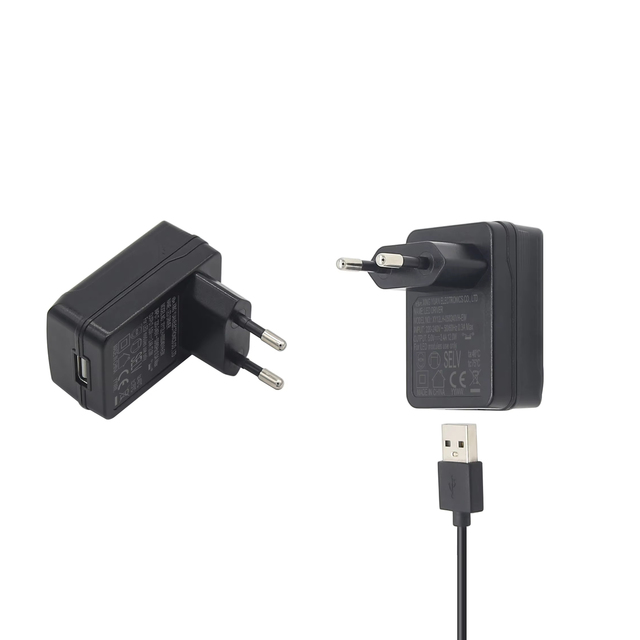 OEM ODM 5V 2A 10W DC PC Plug in Wall Plug AC Power Adapter USB for LED Lighting