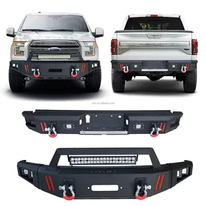 Hot Sell Truck Bumper Full Width Front Bumper And Rear Bumper Combo Fit 2015 2016 2017 Ford F150 Excluding Raptor Ecoboost