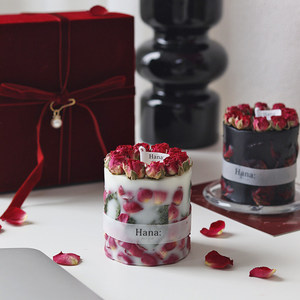 Caja de Regalo de Velas Aromáticas de Lujo con Aroma a Rosas y Aire Fresco <span class=keywords><strong>para</strong></span> Recién Casados, Recuerdos de Fiesta, <span class=keywords><strong>Regalos</strong></span> de Boda y San Valentín - Product Image 5