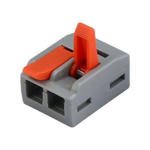 0.2-6mm2 24-10AWG電気端子クイックレバーワイヤープッシュコネクトメス端子台高速イージーワイヤー接続221-613 - Product Image 2