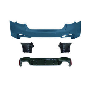 Parachoques trasero de piezas de automóvil para <span class=keywords><strong>BMW</strong></span> 5 Series G30 G38 Modificación M5 <span class=keywords><strong>2020</strong></span> + Kit de cuerpo de labio trasero de fibra de carbono de parachoques trasero de alta calidad - Product Image 1