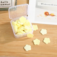 Vente en gros OEM 20 pièces – Feuilles de savon portables pour voyage, savon jetable transparent, mini savon en papier