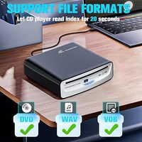 Pemutar CD DVD USB Eksternal Portabel Universal untuk Mobil, Laptop, Desktop, TV, Mac, Komputer, Plug and Play Harga Grosir