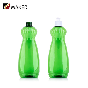 Envase de Plástico PET para Detergente Lavavajillas, Limpiador de Pisos Líquido <span class=keywords><strong>Verde</strong></span> de 550 ml, Jabón Lavavajillas, Botella de Detergente Líquido - Product Image 1
