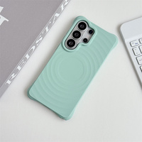 Coque de téléphone en silicone TPU antichoc à motif ondulé pour Samsung S26 S25 S24 S23 Plus Ultra