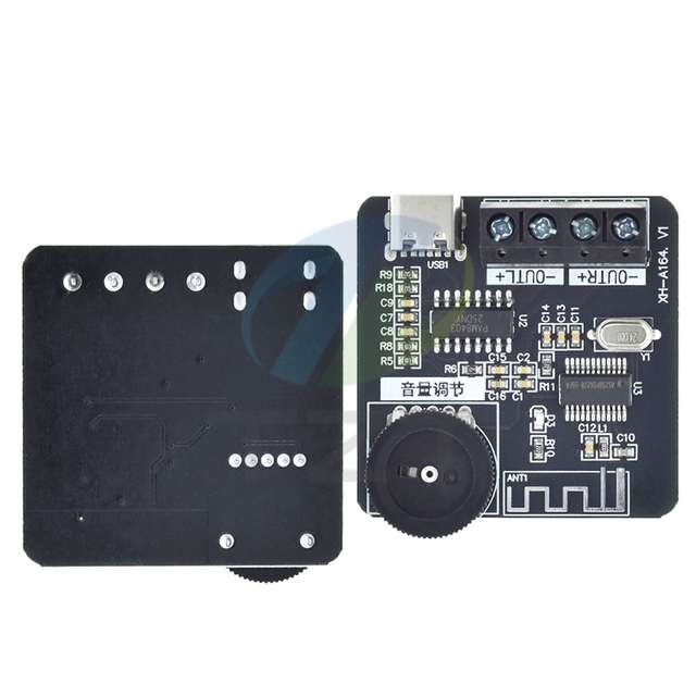 DC 5V Miniature  Amplifier Board PAM8403 Class D Audio Amplifier 2.0 Channels 5W+5W Stereo Adjustable Volume