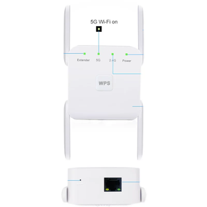 Répéteur WiFi sans fil 5 GHz EDUP EP-AC2933S 1200 Mbps, amplificateur de signal longue portée stable, couverture de 300 à 500 m² - Product Image 6