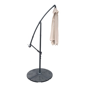 Parasol para muebles de exterior, sombrilla Led de forma redonda de 3M de diámetro, barata, para <span class=keywords><strong>Patio</strong></span>, Playa - Product Image 3