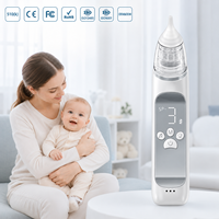 Aspirateur nasal électrique pour bébé, nettoyeur de nez rechargeable, pompe à aspiration en silicone pour bébés, soins nasaux quotidiens pour bébés