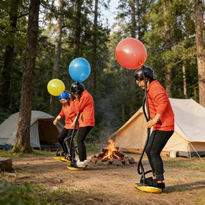 <span class=keywords><strong>Pompe</strong></span> à pied professionnelle pour concours de dégonflage de ballons géants pour enfants, activités de team building en extérieur - Product Image 1