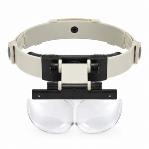 1. MG81002-A Headband <strong>Magnifier</strong>, Head-Worn <strong>Magnifier</strong> with 4 Interchangeable Lenses - Product Image 5