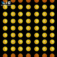 VLTG 2-Eeyes 2x300 Вт COB Высокая яркость Блиндер свет 600 Вт сценический PAR проекционный прожектор для аудитории светодиодные фонари