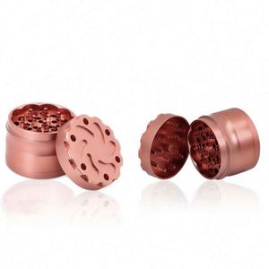 Hot Sale Aluminum Alloy 63*50mm 4 Layers Concave Smoking <b>Herb</b> Tobacco <b>Grinder</b> - Product Image 6