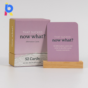 Trung Quốc Nhà Máy Cá Nhân Hóa Thiết Kế In Ấn Trẻ Em Giáo Dục Học Tập Thẻ Flash Thẻ Tùy Chỉnh Trò Chơi Tạo Ra Hộp Bao Bì - Product Image 2