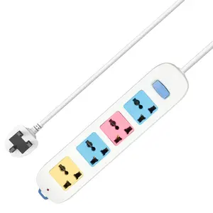 Household High Quality 2m Electrical Universal Standard Extension Socket 4 Outlet Power Strip