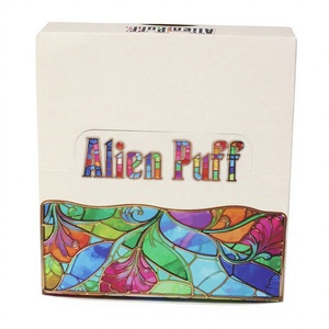 Papier à rouler Alien Puff Kingsize sans OGM, naturel, écologique, 100% naturel, premium, ultra fin, à combustion lente, violet - Product Image 3