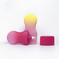 Bouteille en plastique vide de 40g en forme de guimauve inversée, contenant pour soins de la peau, crème solaire, lotion, shampoing et crème pour les mains, avec bouchon à vis