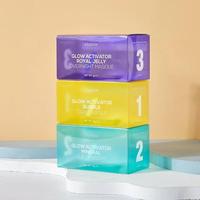 Boîte d'emballage rectangulaire pliable en PVC/PP transparent ou PET dépoli, personnalisable en gros, pour crème pour les yeux et parfum, recyclable