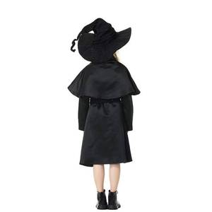 Disfraz de Maga para Niñas, Vestido Negro para Halloween, Disfraz de Bruja para Fiesta de Disfraces - Product Image 4
