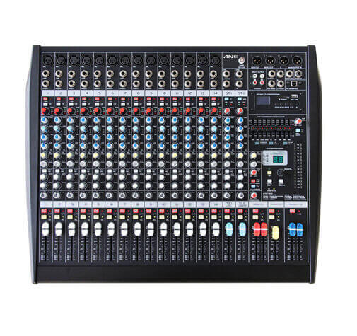 80W 1U Rack Mount Mixer Amplifier