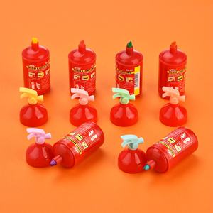 ปากกาเน้นข้อความเครื่องดับเพลิงที่แปลกใหม่อย่างสร้างสรรค์ปากกามาร์กเกอร์ PVC สีสันสดใสสำหรับการเขียนและวาดภาพเครื่องใช้สำนักงานที่สนุกสนาน - Product Image 2