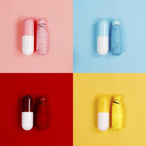 Paraguas Compacto de Bolsillo 2025 Mini Strong, Control Manual, 5 Pliegues, Resistente al Viento, Diseño Casual, 8 Varillas, Logotipo Personalizado, Regalo de Viaje - Product Image 5