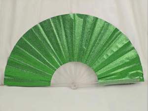 Shimmering Silver Sequin <b>Hand</b> <b>Fan</b> 33cm Foldable Plastic Handle Glamorous Party Cosplay & Photo Props for New Year - Product Image 6