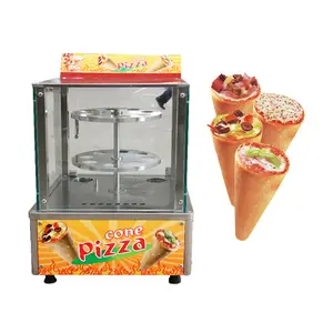 Snack Food Pizza Cone Counter Display and Electric Warmer showcase for sale PA-D2