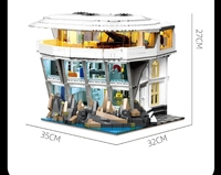 JIESTAR 58280 3284PCS Light Malibu Bungalows Ensemble de blocs de construction Modèle MOC Jouet technique en plastique Cadeau moderne pour les fêtes