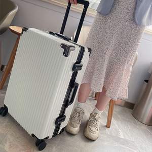 Logo personnalisé 24 pouces grand bagage de voyage durable en acier inoxydable ABS tige en aluminium cadre <span class=keywords><strong>valise</strong></span> de luxe pour 20 pouces - Product Image 3