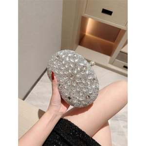 Клатчи для женщин: блестящая вечерняя сумочка-клатч с цепочкой, модная сверкающая сумочка для вечеринок и выпускных - Product Image 2