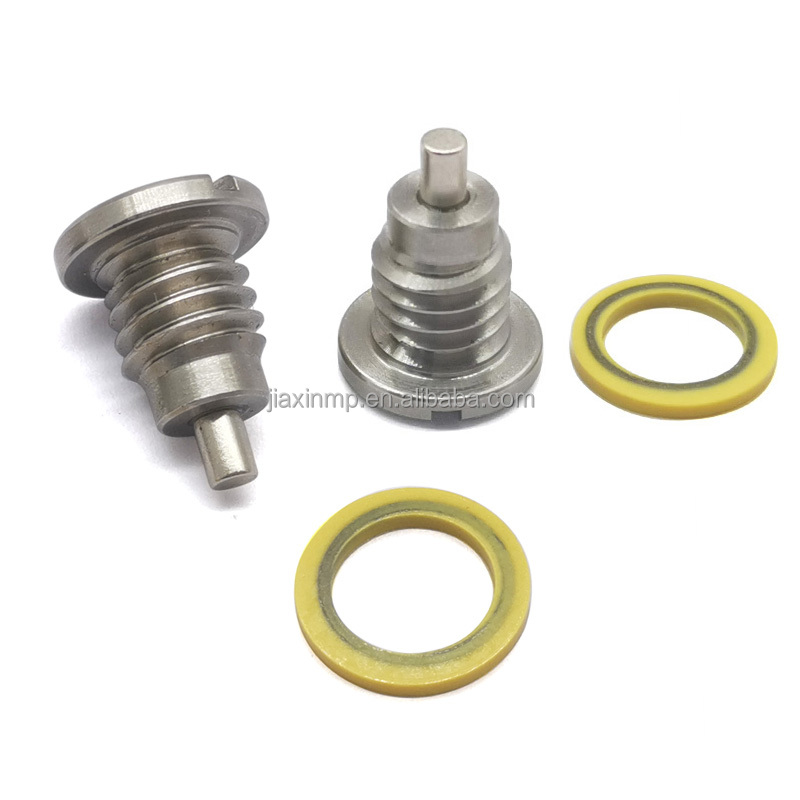 Magnetische Olieaftapplug M14x1.5 - Neodymium Magneet Roestvrij Stalen Bout Met 5coopers Wasmachine Hij