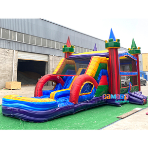 Inflables para niños <span class=keywords><strong>de</strong></span> grado comercial, castillo hinchable, gorila <span class=keywords><strong>de</strong></span> salto, Grand Slam Palace, casa <span class=keywords><strong>de</strong></span> rebote, tobogán acuático Combo - Product Image 5