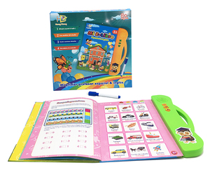 Nuevo Libro Electrónico en español <span class=keywords><strong>e</strong></span> inglés para niños, juguete de aprendizaje de Educación Temprana, libro de Audio, lectura de puntos, lector electrónico pequeño para niños - Product Image 2