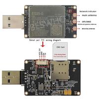 QuecteEC25 R2.1 4G LTE USB Dongle 150Mbps Linux/Android Plug & Play Módem DualSIM para IoT Trabajo remoto GNSS Módem USB habilitado
