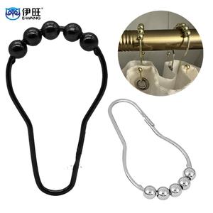 Ganchos para Cortina de Ducha de Metal Plateado EWANG al por Mayor - Product Image 1