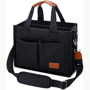 Sac fourre-tout pour Bible gratuit pour femmes avec plusieurs poches / Grand sac pour Bible avec poche pour bouteille d'eau et bandoulière - Product Image 3